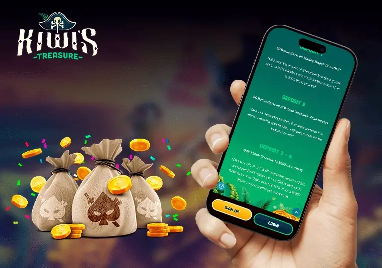 kiwi treasure bonuses