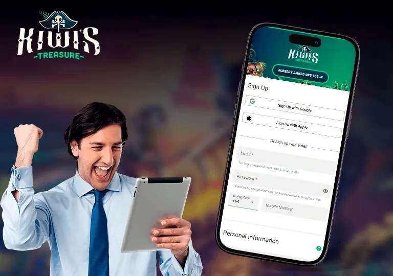 kiwi treasure registration